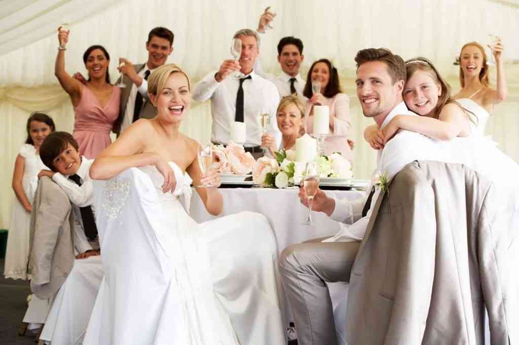 The Perfect Wedding Band | Bride And Groom Celebrating With Guests At Reception